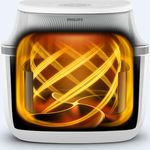 Electronice si Electrocasnice - Electrocasnice bucatarie - Aparate de gatit & desert - Friteuze - Friteuza cu aer cald Philips NA331/10 seria 3000, compact digital, 1700W, capacitate 6.2L, Culoare alb cu argintiu - Infinity.ro