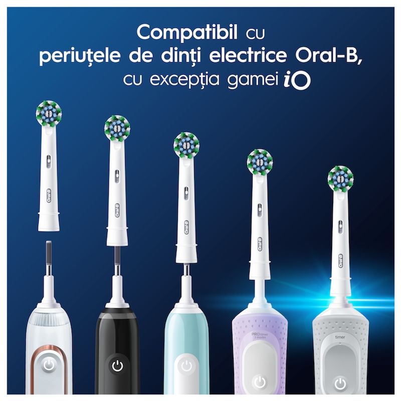 Ingrijire personala si Cosmetice - Igiena dentara - Rezerve si accesorii - Rezerve periuta de dinti electrica Oral-B Cross Action, 12 buc - Infinity.ro