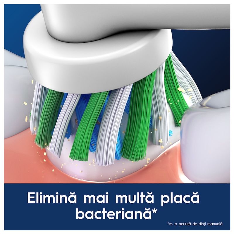 Ingrijire personala si Cosmetice - Igiena dentara - Rezerve si accesorii - Rezerve periuta de dinti electrica Oral-B Cross Action, 12 buc - Infinity.ro