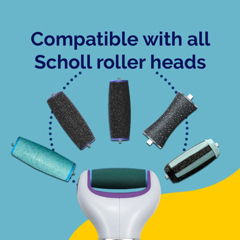 Ingrijire personala si Cosmetice - Manichiura si pedichiura - Pile cosmetice - Pila electrica Scholl Velvet Smooth Expertcare 2 in 1 Pedi, Picioare Catifelate, Baterii Incluse – Culoare Roz - Infinity.ro
