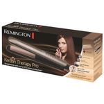 Ingrijire personala si Cosmetice - Aparate & accesorii ingrijire personala - Hair styling - Placi de indreptat parul - Placa de indreptat parul Remington Keratin Therapy Pro S8590, 230 grade, Auriu - Infinity.ro
