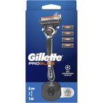 Ingrijire personala si Cosmetice - Aparate & accesorii ingrijire personala - Aparate de ras si tuns - Aparate de ras clasice - UEFA Champions League Special Edition Aparat de ras Gillette ProGlide + 4 rezerve, Suport aparat de ras - Infinity.ro