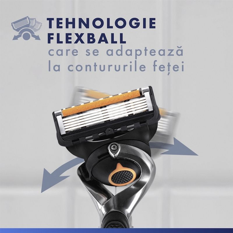 Ingrijire personala si Cosmetice - Aparate & accesorii ingrijire personala - Aparate de ras si tuns - Aparate de ras clasice - UEFA Champions League Special Edition Aparat de ras Gillette ProGlide + 4 rezerve, Suport aparat de ras - Infinity.ro