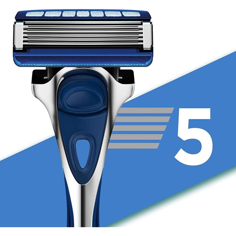 Ingrijire personala si Cosmetice - Aparate & accesorii ingrijire personala - Aparate de ras si tuns - Aparate de ras clasice - Set aparat de ras, Wilkinson Sword Hydro 5 Protection Regular, barbati,9 rezerve incluse - Infinity.ro