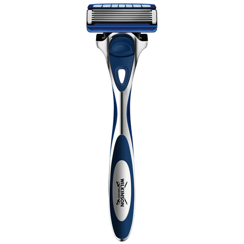 Ingrijire personala si Cosmetice - Aparate & accesorii ingrijire personala - Aparate de ras si tuns - Aparate de ras clasice - Set aparat de ras, Wilkinson Sword Hydro 5 Protection Regular, barbati,9 rezerve incluse - Infinity.ro