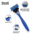 Ingrijire personala si Cosmetice - Aparate & accesorii ingrijire personala - Aparate de ras si tuns - Aparate de ras clasice - Set aparat de ras, Wilkinson Sword Hydro 5 Protection Regular, barbati,9 rezerve incluse - Infinity.ro