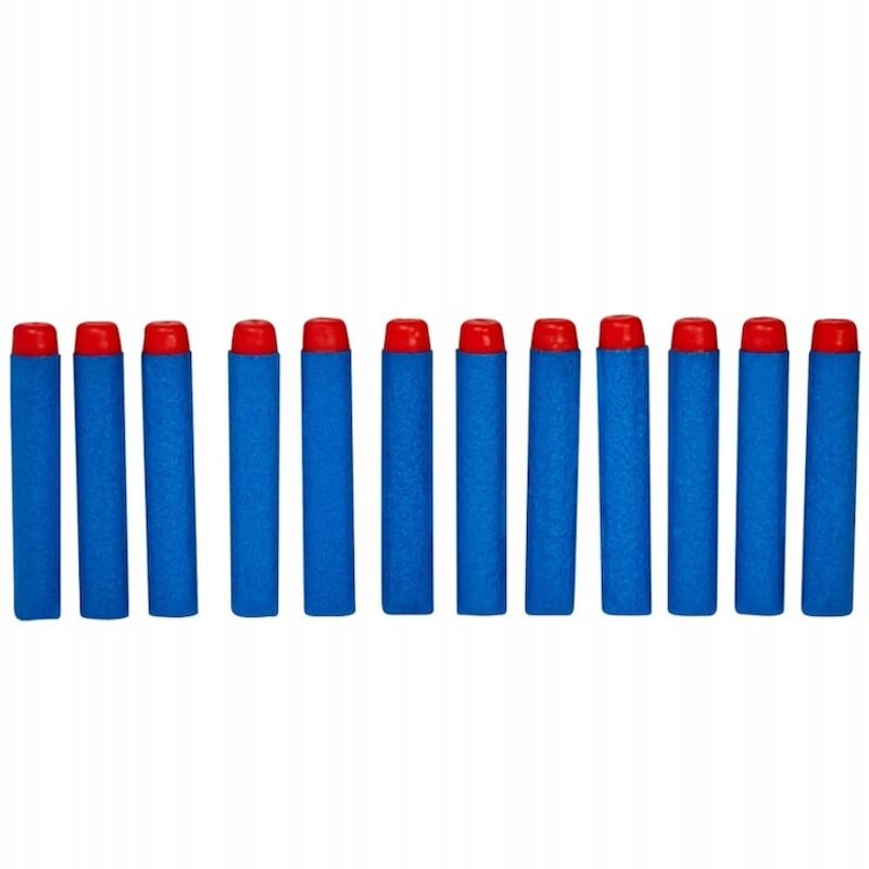 Jucarii, Copii si Bebe - Jucarii si jocuri - Jucarii de rol - Arme de jucarie - Set de 4 pistoale si 12 sageti, Hasbro, Nerf Alfa Strike, Albastru/Rosu - Infinity.ro