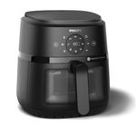 Electronice si Electrocasnice - Electrocasnice bucatarie - Aparate de gatit & desert - Friteuze - Friteuza fara ulei Philips NA220/00 Seria 2000, 4.2 l, 13 metode de gatit, Fereastra de gatit, Ecran tactil, negru - Infinity.ro