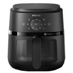 Electronice si Electrocasnice - Electrocasnice bucatarie - Aparate de gatit & desert - Friteuze - Friteuza fara ulei Philips NA220/00 Seria 2000, 4.2 l, 13 metode de gatit, Fereastra de gatit, Ecran tactil, negru - Infinity.ro