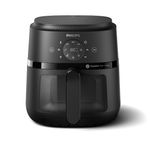 Electronice si Electrocasnice - Electrocasnice bucatarie - Aparate de gatit & desert - Friteuze - Friteuza fara ulei Philips NA220/00 Seria 2000, 4.2 l, 13 metode de gatit, Fereastra de gatit, Ecran tactil, negru - Infinity.ro
