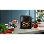 Electronice si Electrocasnice - Electrocasnice bucatarie - Aparate de gatit & desert - Friteuze - Friteuza fara ulei Philips NA220/00 Seria 2000, 4.2 l, 13 metode de gatit, Fereastra de gatit, Ecran tactil, negru - Infinity.ro