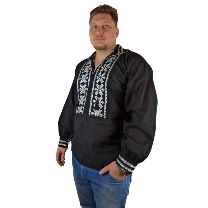 Fashion, accesorii si bijuterii - Barbati - Imbracaminte - Camasi barbati - Ie barbati CPB negru/alb , marimea S - Infinity.ro