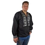 Fashion, accesorii si bijuterii - Barbati - Imbracaminte - Camasi barbati - Ie barbati CPB negru/alb , marimea S - Infinity.ro