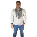 Fashion, accesorii si bijuterii - Barbati - Imbracaminte - Camasi barbati - Ie barbati CPB3 alb/maro , marimea S - Infinity.ro