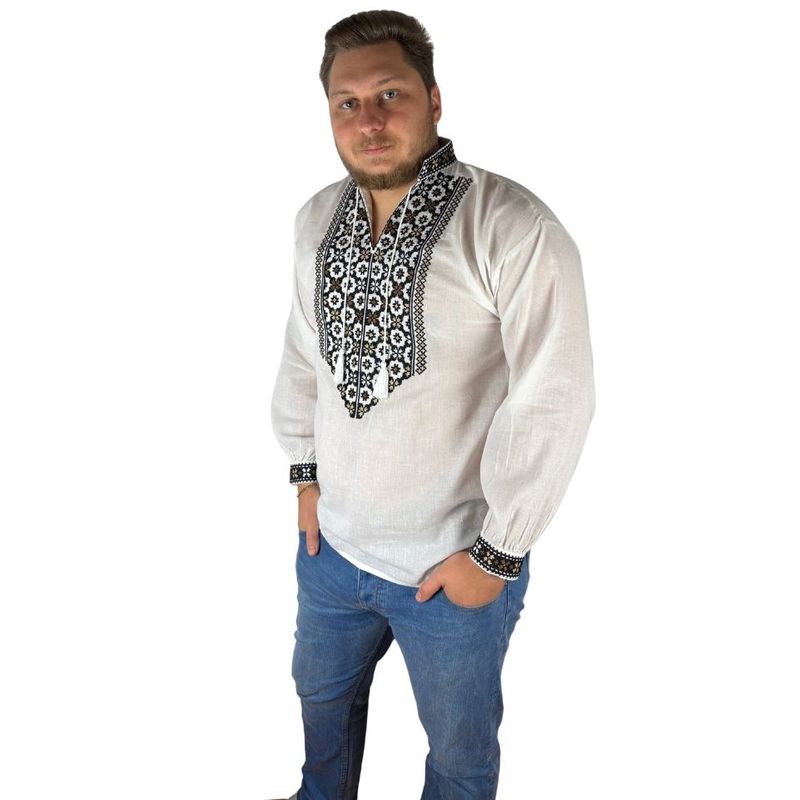 Fashion, accesorii si bijuterii - Barbati - Imbracaminte - Camasi barbati - Ie barbati CPB3 alb/maro , marimea L - Infinity.ro