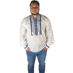 Fashion, accesorii si bijuterii - Barbati - Imbracaminte - Camasi barbati - Ie barbati CPB3 alb/portocaliu , marimea S - Infinity.ro