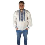 Fashion, accesorii si bijuterii - Barbati - Imbracaminte - Camasi barbati - Ie barbati CPB3 alb/portocaliu , marimea S - Infinity.ro
