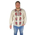 Fashion, accesorii si bijuterii - Barbati - Imbracaminte - Camasi barbati - Ie barbati CPB3 bej/negru , marimea S - Infinity.ro