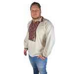 Fashion, accesorii si bijuterii - Barbati - Imbracaminte - Camasi barbati - Ie barbati CPB3 bej/rosu , marimea S - Infinity.ro