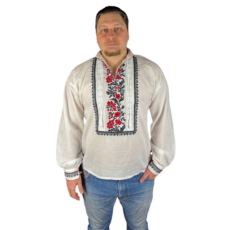 Fashion, accesorii si bijuterii - Barbati - Imbracaminte - Camasi barbati - Ie barbati CPF26 alb/negru , marimea S - Infinity.ro