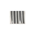 Fashion, accesorii si bijuterii - Barbati - Imbracaminte - Camasi barbati - Ie barbati M26 alb/negru , marimea S - Infinity.ro