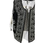 Fashion, accesorii si bijuterii - Femei - Imbracaminte femei - Sacouri si veste femei - Vesta dama A26 negru/alb , marimea S - Infinity.ro