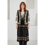 Fashion, accesorii si bijuterii - Femei - Imbracaminte femei - Sacouri si veste femei - Vesta dama A26 negru/crem , marimea 2XL - Infinity.ro