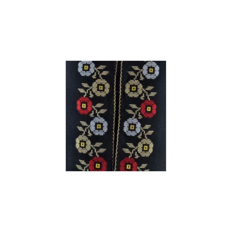 Fashion, accesorii si bijuterii - Femei - Imbracaminte femei - Sacouri si veste femei - Vesta traditionala dama neagru/bleu , marimea S - Infinity.ro