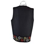 Fashion, accesorii si bijuterii - Femei - Imbracaminte femei - Sacouri si veste femei - Vesta traditionala dama neagru/bleu , marimea S - Infinity.ro