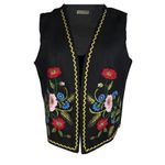 Fashion, accesorii si bijuterii - Femei - Imbracaminte femei - Sacouri si veste femei - Vesta dama R25 negru/galben , marimea M - Infinity.ro