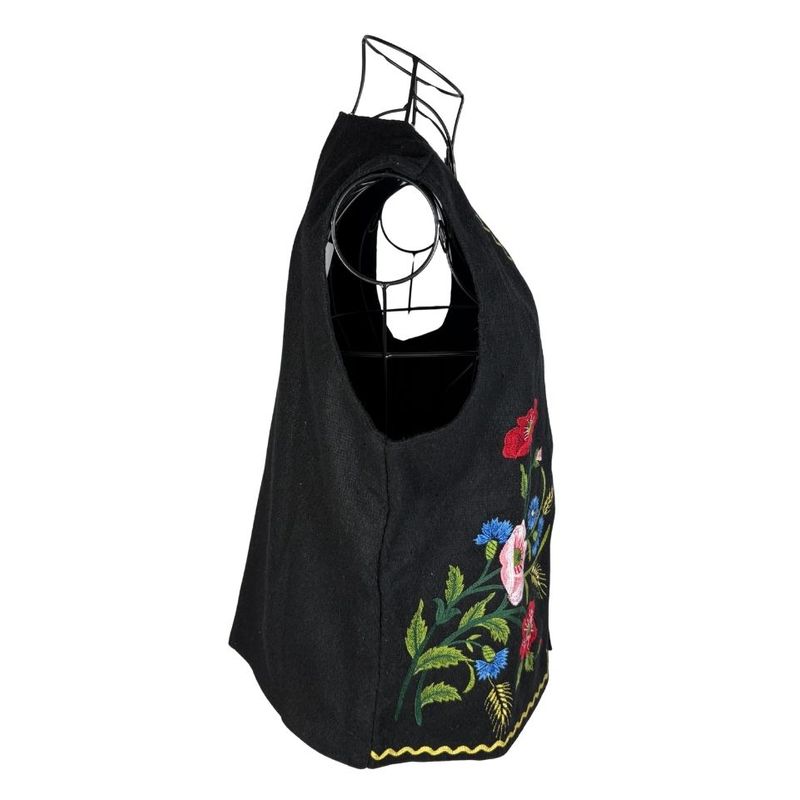 Fashion, accesorii si bijuterii - Femei - Imbracaminte femei - Sacouri si veste femei - Vesta dama R25 negru/galben , marimea M - Infinity.ro
