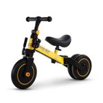 Jucarii, Copii si Bebe - Jucarii si jocuri - Jucarii de exterior - Triciclete - Tricicleta transformabila in bicicleta de echilibru pentru copii 2-6 ani, Galben - Infinity.ro