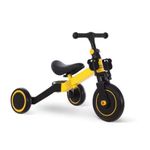 Jucarii, Copii si Bebe - Jucarii si jocuri - Jucarii de exterior - Triciclete - Tricicleta transformabila in bicicleta de echilibru pentru copii 2-6 ani, Galben - Infinity.ro