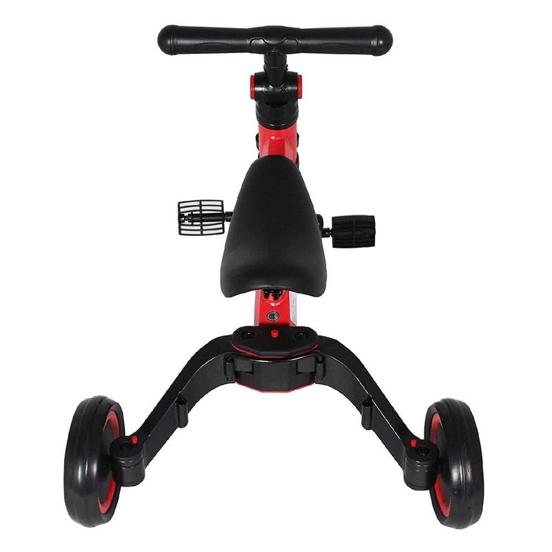 Jucarii, Copii si Bebe - Jucarii si jocuri - Jucarii de exterior - Triciclete - Tricicleta transformabila in bicicleta de echilibru pentru copii 2-6 ani, Rosu - Infinity.ro