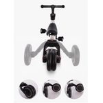 Jucarii, Copii si Bebe - Jucarii si jocuri - Jucarii de exterior - Triciclete - Tricicleta transformabila in bicicleta de echilibru pentru copii 2-6 ani, Alb - Infinity.ro
