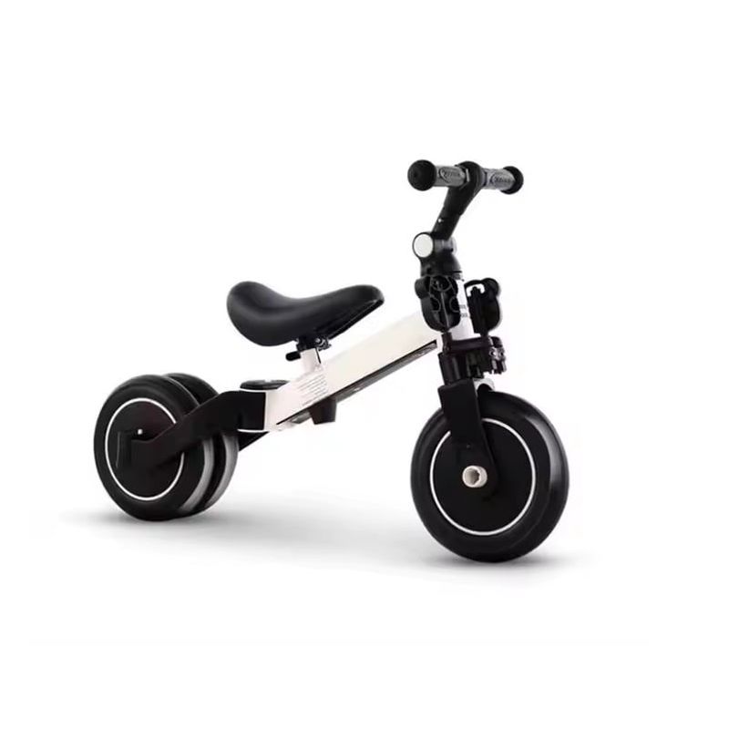 Jucarii, Copii si Bebe - Jucarii si jocuri - Jucarii de exterior - Triciclete - Tricicleta transformabila in bicicleta de echilibru pentru copii 2-6 ani, Alb - Infinity.ro