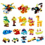 Jucarii, Copii si Bebe - Jucarii si jocuri - Seturi de constructie si cuburi - Cuburi si caramizi - Cuburi de construit din plastic cu 500 sau 1000 piese, Pentru copii 6 ani+, Multicolor, 1000 - Infinity.ro