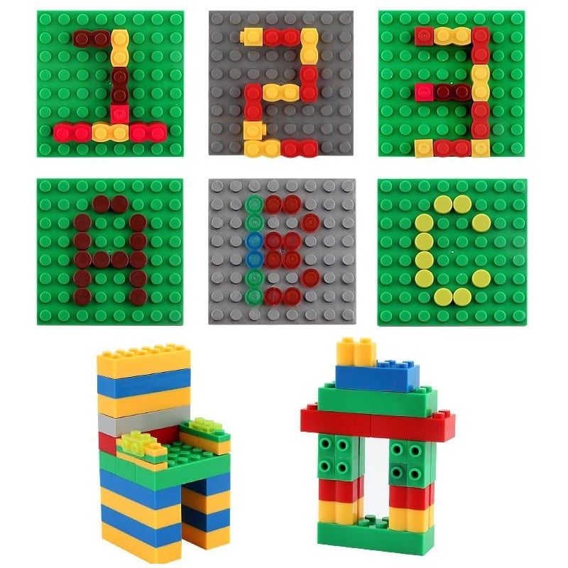 Jucarii, Copii si Bebe - Jucarii si jocuri - Seturi de constructie si cuburi - Cuburi si caramizi - Cuburi de construit din plastic cu 500 sau 1000 piese, Pentru copii 6 ani+, Multicolor, 1000 - Infinity.ro