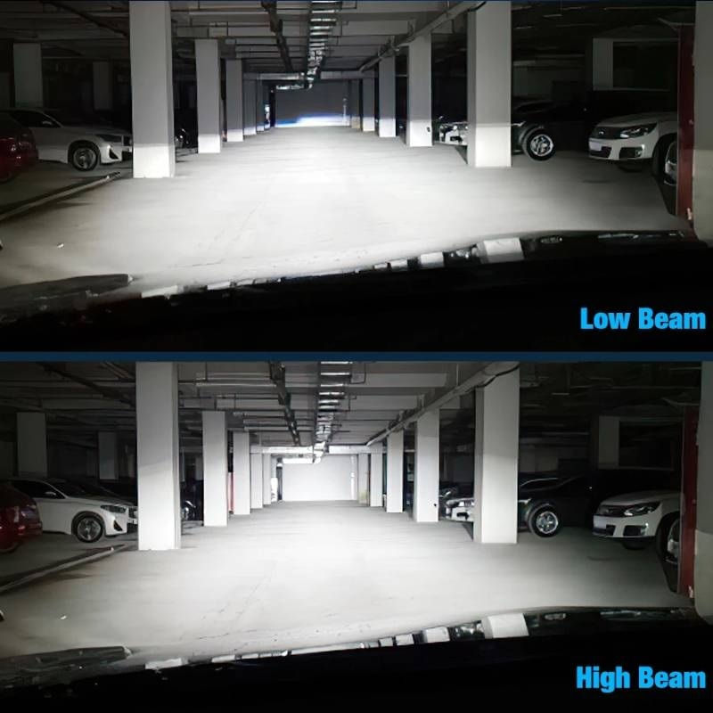 Auto si Moto - Electrice auto - Iluminare si semnalizare - Becuri auto - Set 2 becuri auto LED H7 cu lupa si ventilator, CANBUS fara eroare in bord, Putere 150W, Lumina alb-rece 6500K - Infinity.ro