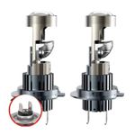 Auto si Moto - Electrice auto - Iluminare si semnalizare - Becuri auto - Set 2 becuri auto LED H7 cu lupa si ventilator, CANBUS fara eroare in bord, Putere 150W, Lumina alb-rece 6500K - Infinity.ro