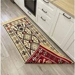 Casa si Gradina - Textile si covoare - Covoare - Covoare casa - Covor cu tesatura plata cu decor traditional - Kilim cu doua fete, 60x90 cm - 04 - Infinity.ro