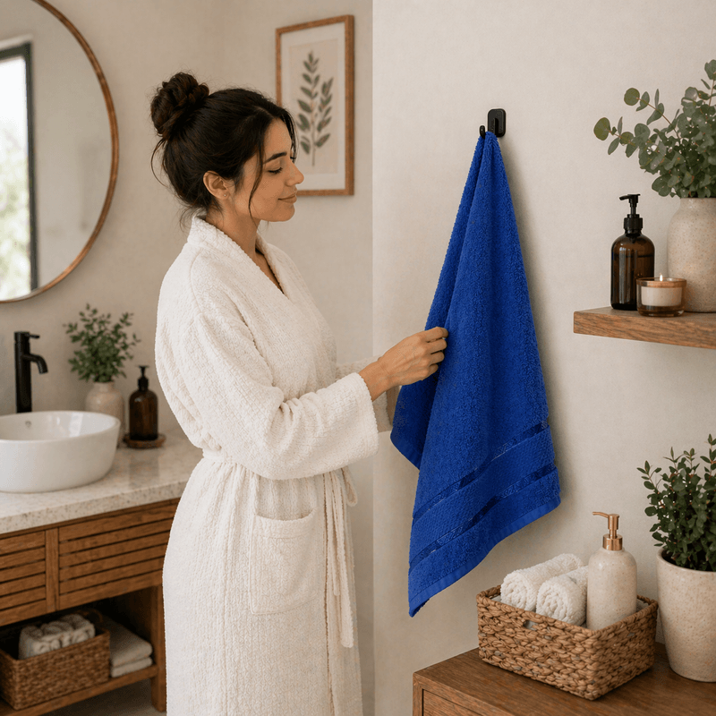 Casa si Gradina - Textile si covoare - Textile baie - Prosoape - Set 6 prosoape baie Kotonia Home, 50x90 cm, 100% bumbac, 420gmp, multicolor - 04 - Infinity.ro