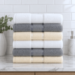 Casa si Gradina - Textile si covoare - Textile baie - Prosoape - Set 6 prosoape baie Kotonia Home, 50x90 cm, 100% bumbac, 420gmp, multicolor - 06 - Infinity.ro
