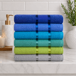 Casa si Gradina - Textile si covoare - Textile baie - Prosoape - Set 6 prosoape baie Kotonia Home, 50x90 cm, 100% bumbac, 420gmp, multicolor - 02 - Infinity.ro