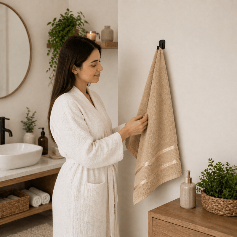 Casa si Gradina - Textile si covoare - Textile baie - Prosoape - Set 6 prosoape baie Kotonia Home, 50x90 cm, 100% bumbac, 420gmp, multicolor - 01 - Infinity.ro