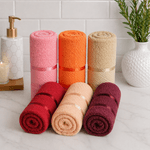 Casa si Gradina - Textile si covoare - Textile baie - Prosoape - Set 6 prosoape baie Kotonia Home, 50x90 cm, 100% bumbac, 420gmp, multicolor - 01 - Infinity.ro