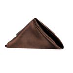 Casa si Gradina - Textile si covoare - Textile bucatarie - Servete si naproane - Set 10 servete de masa Kotonia Home - 45x45 cm, Damasc Saten DeLux, 100% bumbac, Dark Chocolate - Infinity.ro