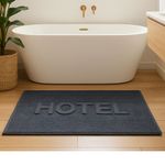 Casa si Gradina - Textile si covoare - Textile baie - Prosoape - Prosop baie pentru picioare Kotonia Home Hotel, 50x70 cm, 100% Bumbac, 50x70 cm, 850 g/mp, gri antracit - Infinity.ro