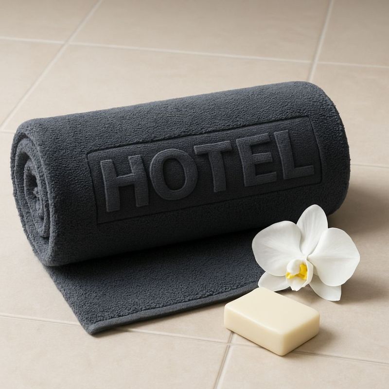 Casa si Gradina - Textile si covoare - Textile baie - Prosoape - Prosop baie pentru picioare Kotonia Home Hotel, 50x70 cm, 100% Bumbac, 50x70 cm, 850 g/mp, gri antracit - Infinity.ro