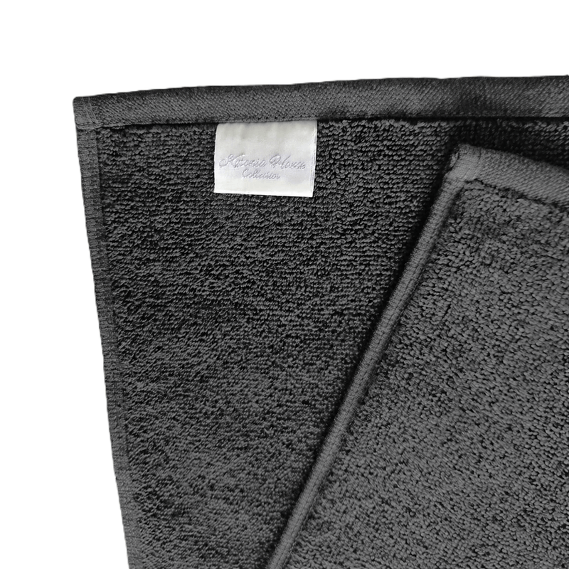 Casa si Gradina - Textile si covoare - Textile baie - Prosoape - Prosop baie pentru picioare Kotonia Home Hotel, 50x70 cm, 100% Bumbac, 50x70 cm, 850 g/mp, gri antracit - Infinity.ro